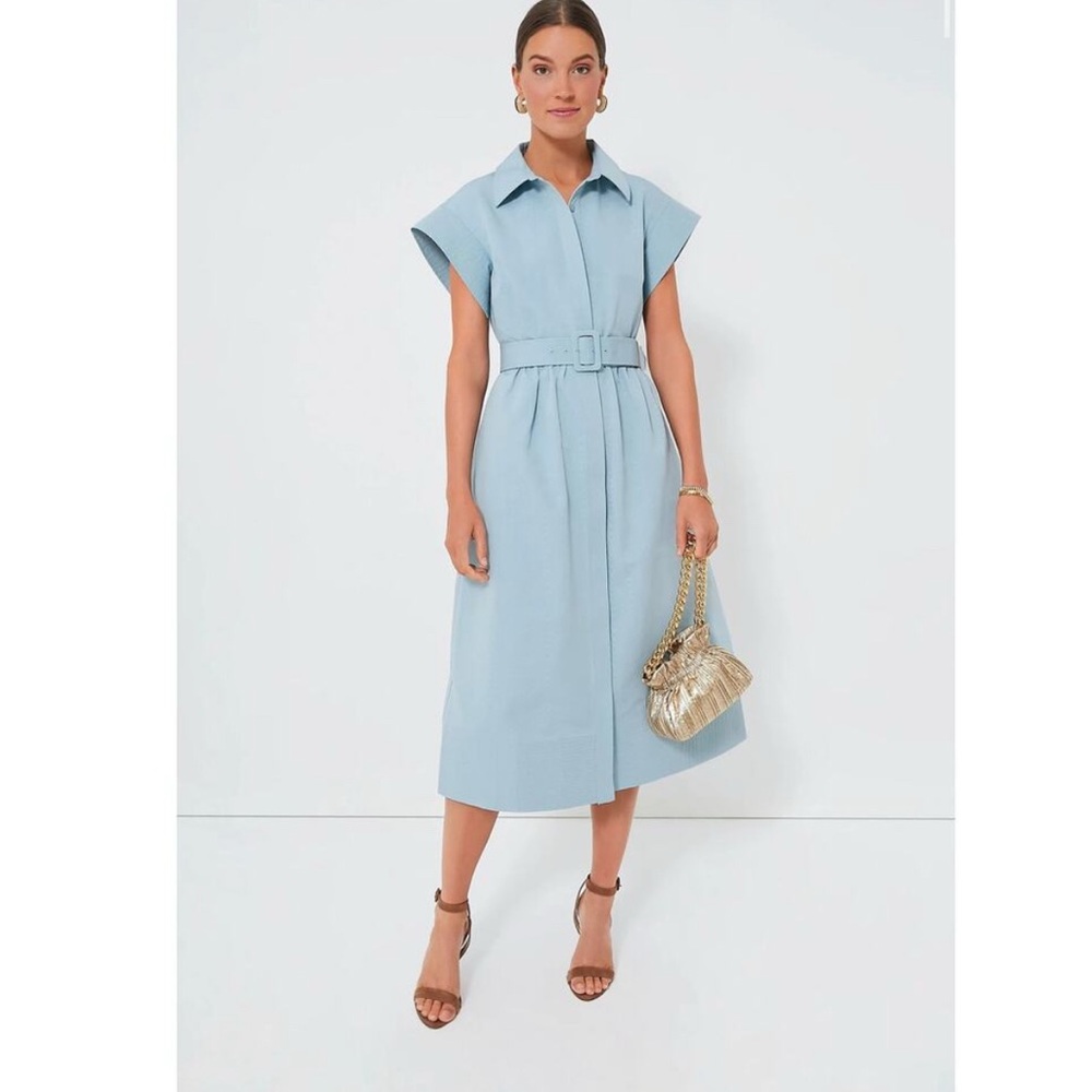 Tuckernuck Chloe slate blue dress